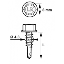 FASTOVIS FCR2 4TTH 4.8x17